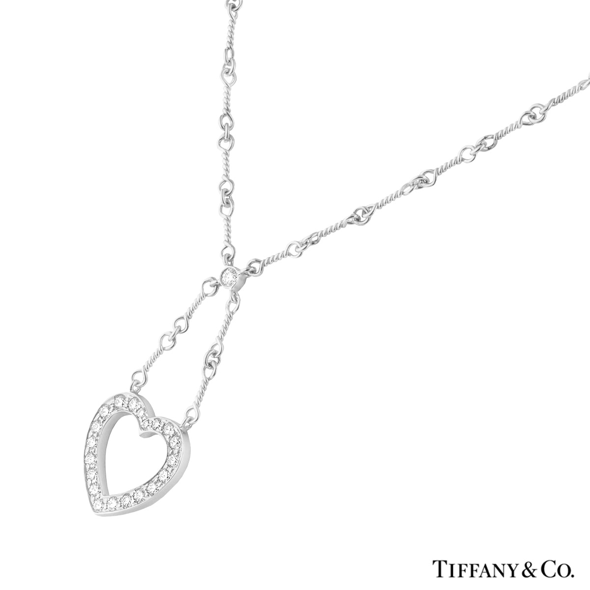 Tiffany & Co. Diamond Heart Pendant
